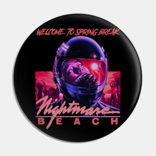 Nightmare Beach, Classic Horror (Version 3) Pin