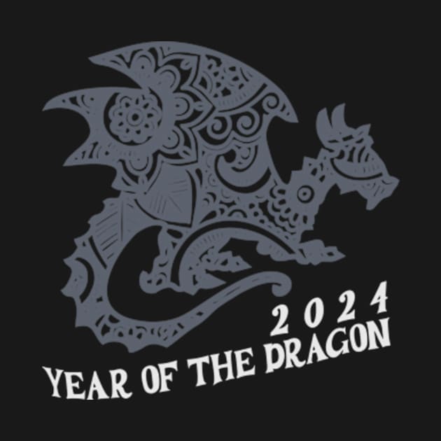 2024 Year of the Dragon, Hello 2024, Year of the Dragon 2024, Happy New Year 2024 by sarcasmandadulting