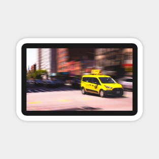 New York Yellow Taxi Magnet