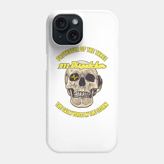 911 Dispatcher Phone Case by Renegade Rags