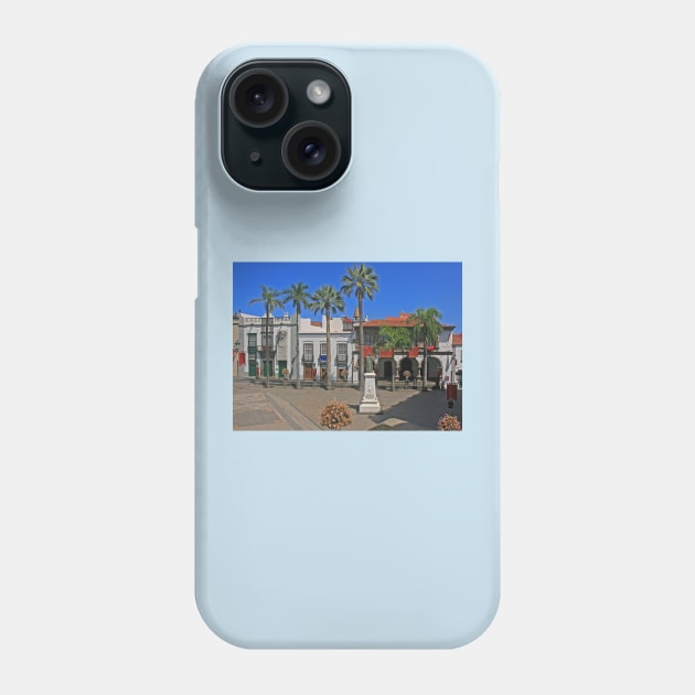 Plaza de Espana, Santa Cruz de La Palma, May 2022 Phone Case by RedHillDigital