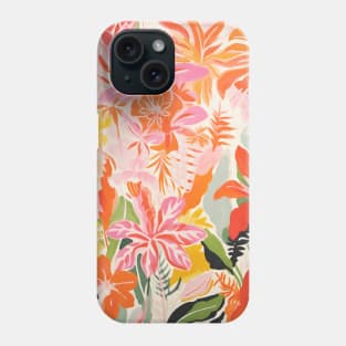 Boho Tropical Jungle Floral Phone Case