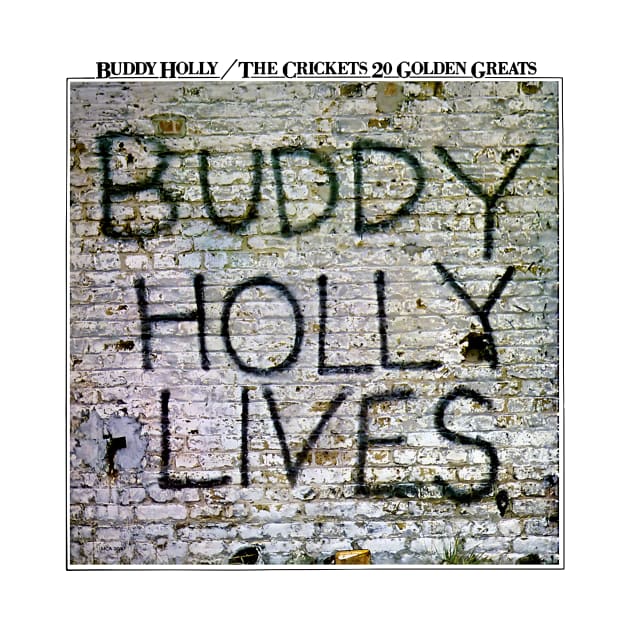 Buddy Holly 20 Golden Greats Album Cover by chaxue