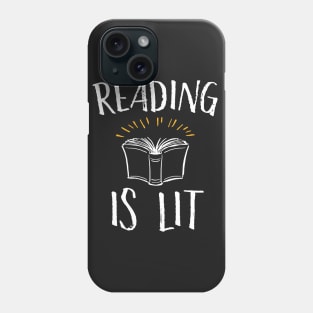 Reading Is Lit Phone Case