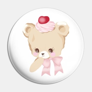 Cute teddy bear Pin