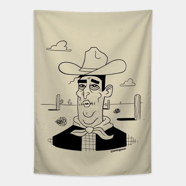 Lonesome Cowboy Tapestry by Gosch