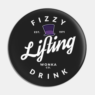 Fizzy Lifting Drink Est. 1971 - vintage Willy Wonka logo Pin