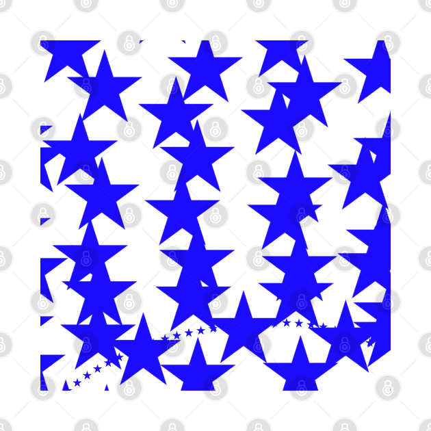 blue stars pattern background abstract by Artistic_st