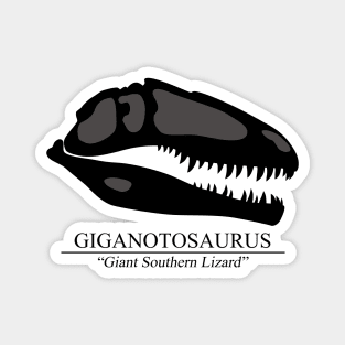 Giganotosaurus Skull Magnet