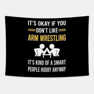 Smart People Hobby Arm Wrestling Wrestler Armwrestling Tapestry