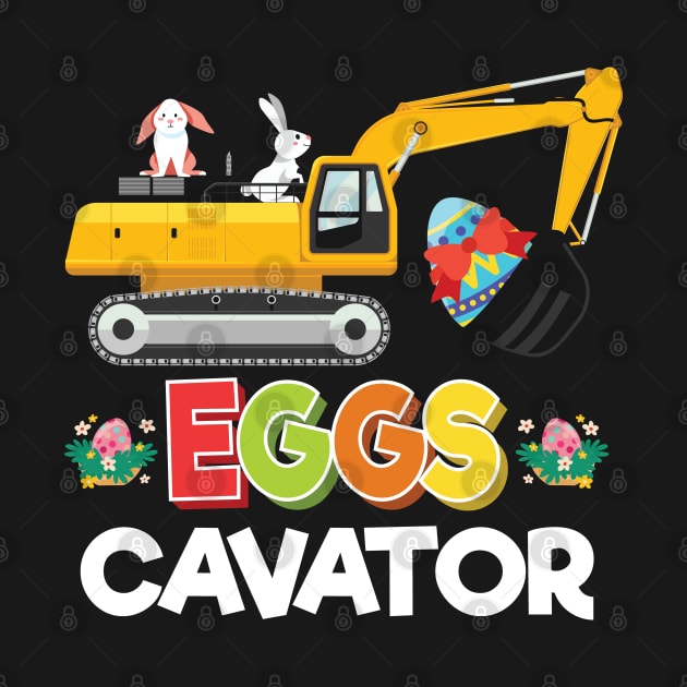 EggsCavator Easter Egg Hunt Kids Toddlers Funny by Pennelli Studio