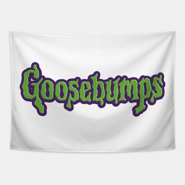 Goosebumps Throwback Logo Tapestry by fullgrownham