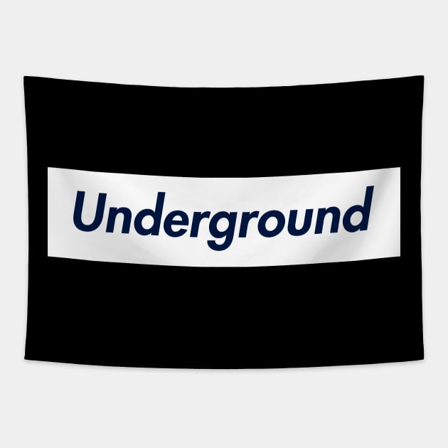 SUPER LOGO UNDERGROUND Tapestry by LAVA-ROMA-NOVA