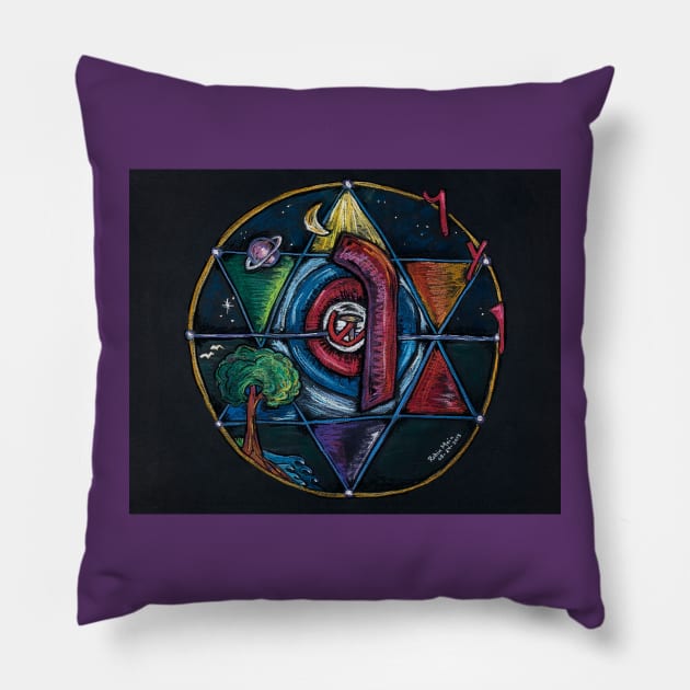 VAV - 6 - Power to Connect Heaven & Earth Pillow by RobinMain