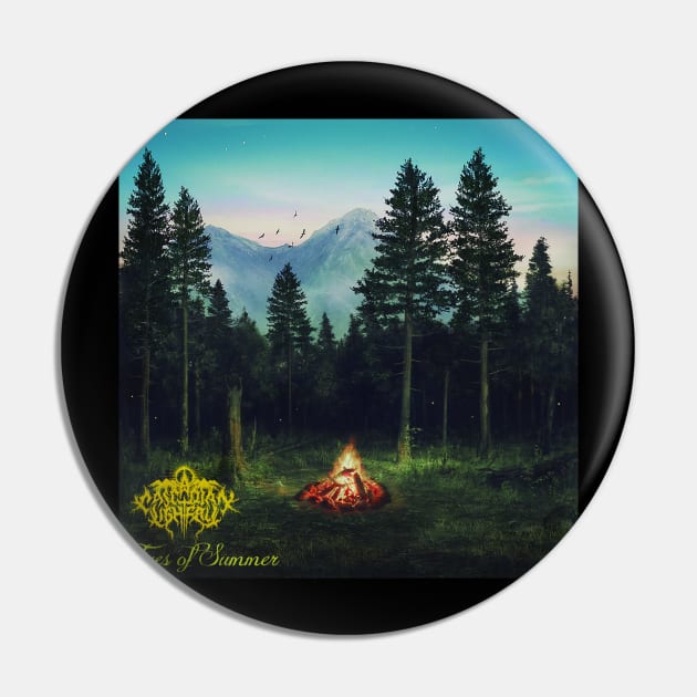 Fires of Summer Artwork Pin by halcy0n