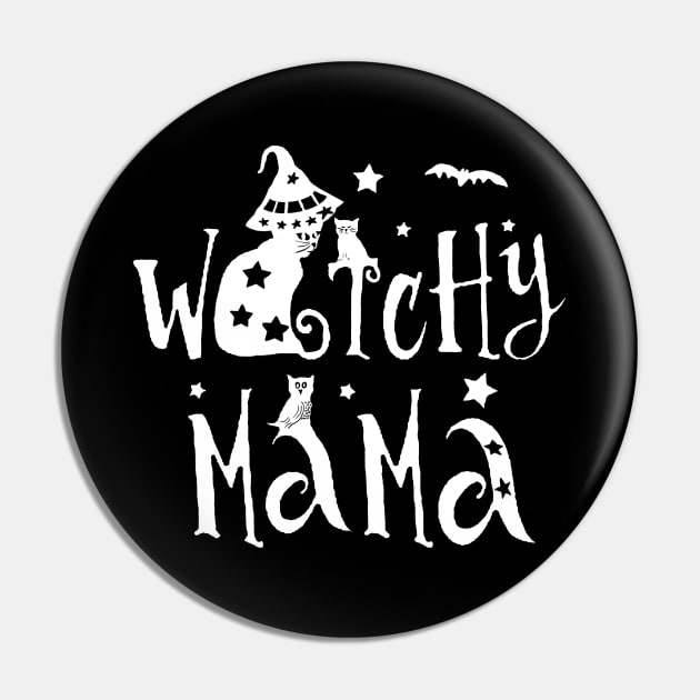 Witchy Mama (White) Pin by TheCoatesCloset