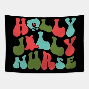 Holly Jolly Nurse Tapestry