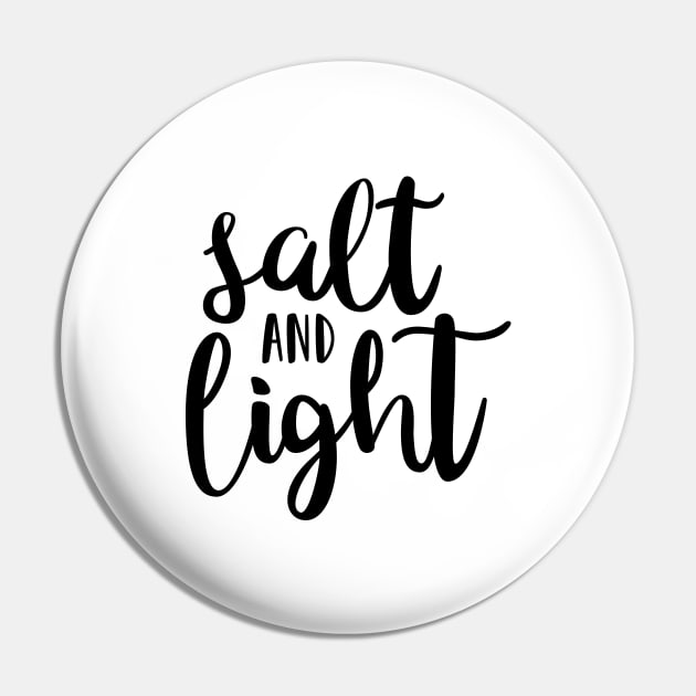 Salt and Light Pin by TheMoodyDecor