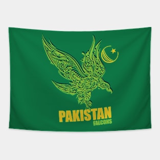 Pakistan Cricket Falcons Memorabilia Tapestry