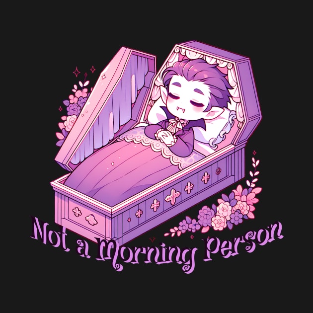 Not A Morning Person Cute Vampire by WitchyArty