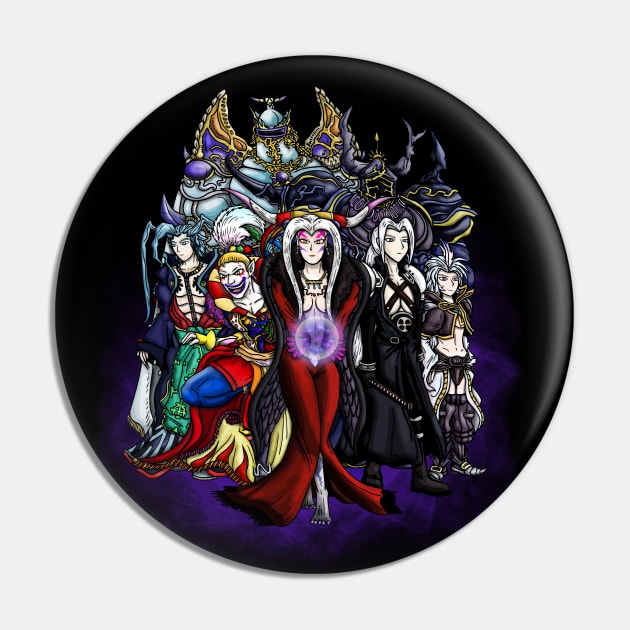 Final Fantasy Villains Pin by WarioPunk