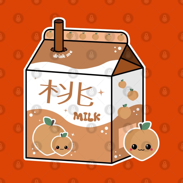 Kawaii Peach Milk by Sasyall