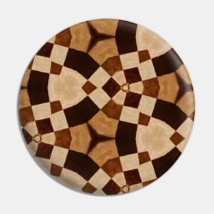 Geometric Wood Block Pin