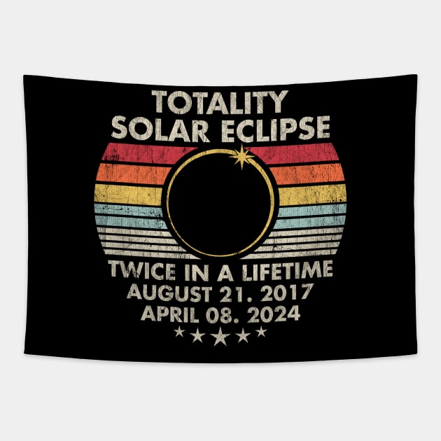 Total Solar Eclipse Twice In A Lifetime Tapestry by artbycoan