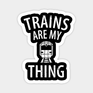 train railwayman trains driver Magnet