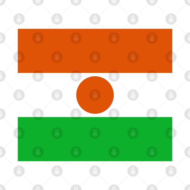 Flag of Niger by COUNTRY FLAGS