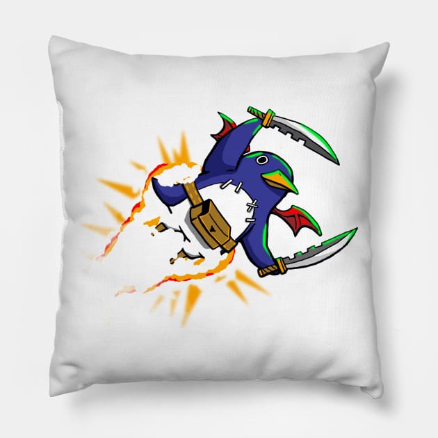 Prinny Attack! Pillow by ikaszans