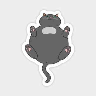 Bowling Ball Kitty Magnet