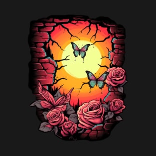 Butterfly Rose's 2 T-Shirt