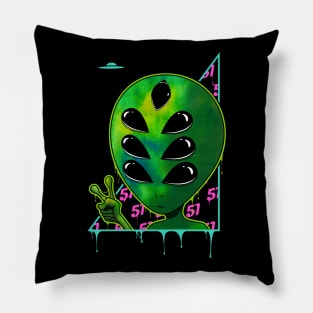 Alien 51 Pillow