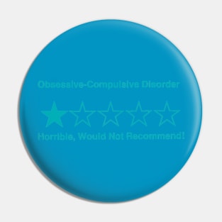 5 Star Review (Obsessive Compulsive Disorder) Pin