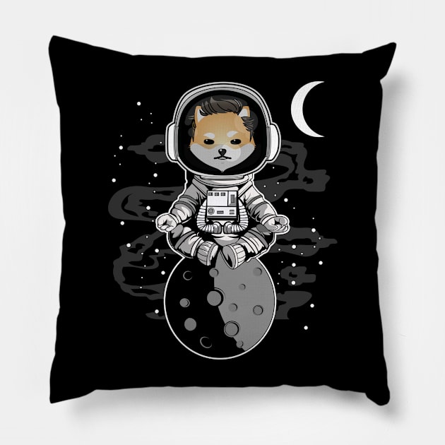 Astronaut Dogelon Mars Coin To The Moon Crypto Token Cryptocurrency Wallet Birthday Gift For Men Women Kids Pillow by Thingking About