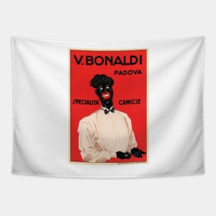 V BONALDI PADOVA Special Tailored Shirts Vintage Italy Advertisement Art Deco Tapestry