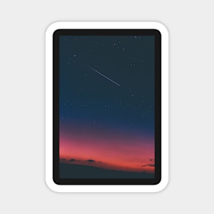 Red Night Sky Magnet