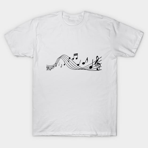 Music Notes T-Shirt Music Notes T-Shirt