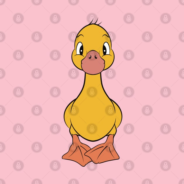 Cute Cartoon Duck by liquidsouldes