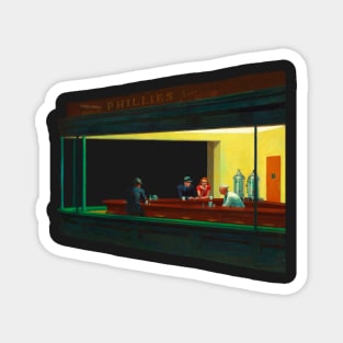 Nighthawks by Edward Hopper Magnet