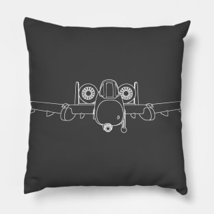 A-10 Warthog Thunderbolt II aircraft Pillow