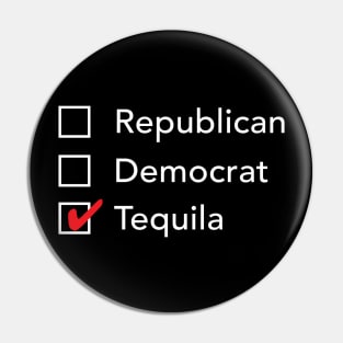 Republican Democrat Tequila Pin