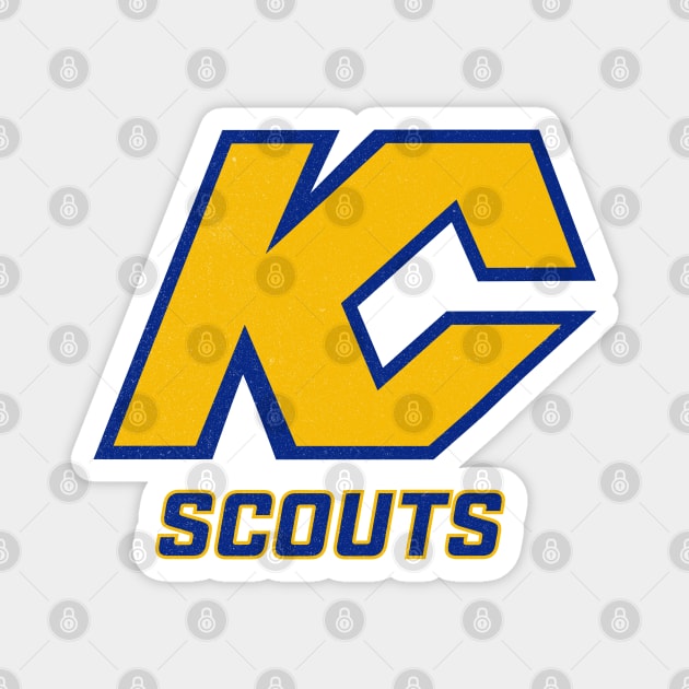 Defunct Kansas City Scouts Hockey 1974 Magnet by LocalZonly