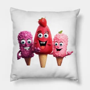 Raspberry Sorbet Pillow