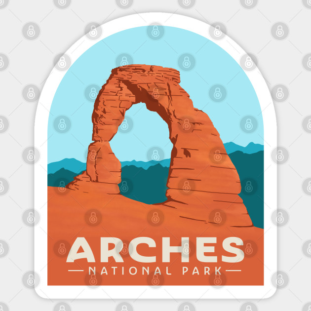 3/” Arches National Park Sticker