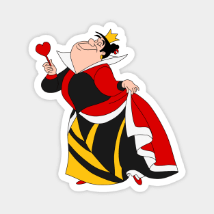 The Queen of hearts Magnet