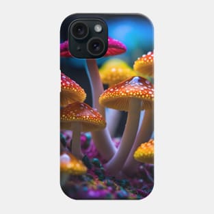 Psychedelic Magic Mushrooms Phone Case