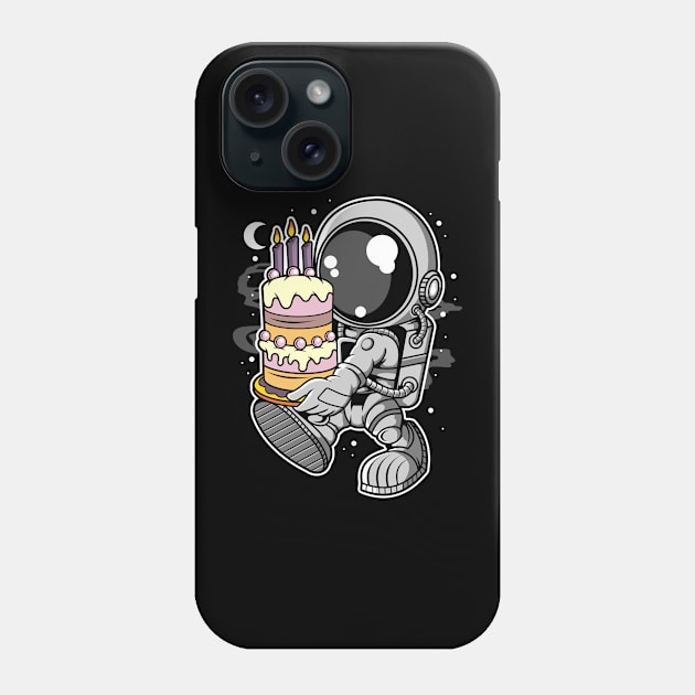 astronaut birthday Phone Case by Mako Design 