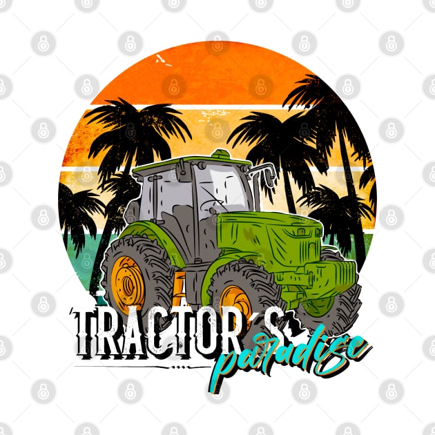 Tractor's Paradise The Tractor Paradise Palm Summer Beach by design-lab-berlin